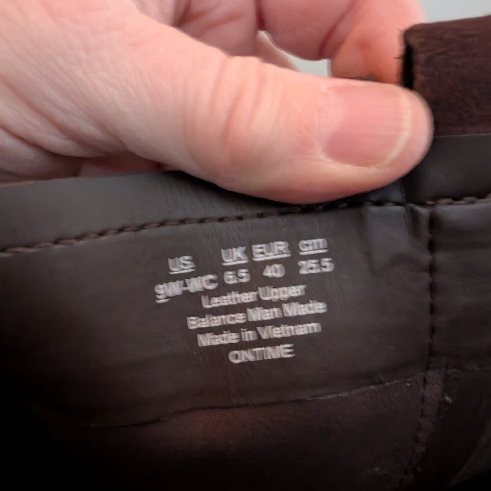 Naturalizer OnTime Knee High (Wide Calf), Chocolate Brown Suede Size 9 Wide - Picture 5 of 7